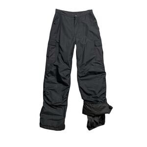 Rawik Snow Pants Mens Small Black Nylon Snowboarding Skiing Insulated Waterproof